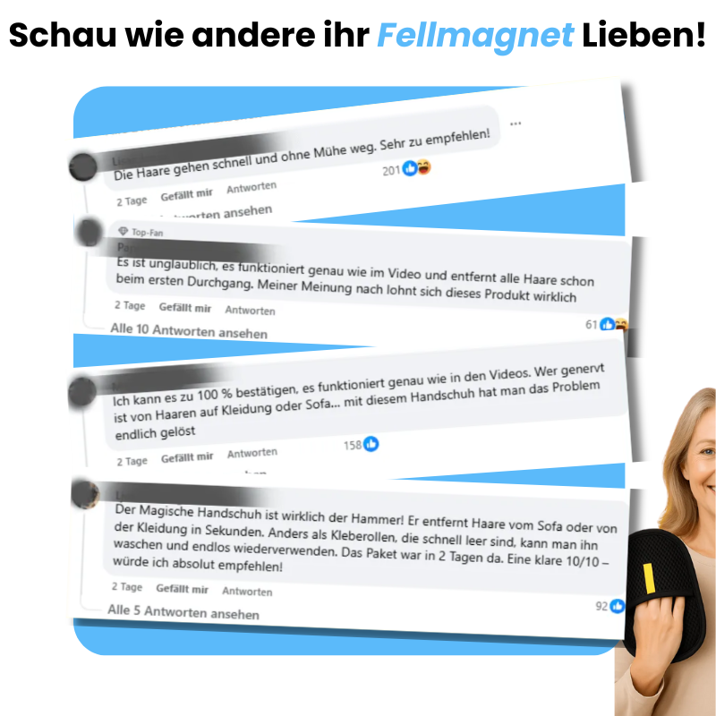 Der Fellmagnet-Handschuh